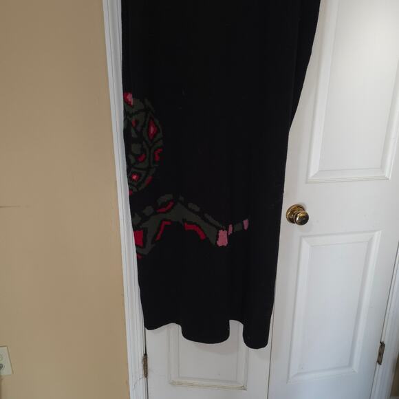 Dressed in LALA Big Reputation Oversized Knit Maxi Dress in Snake Size 2X/3X - Picture 6 of 7